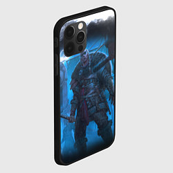 Чехол для iPhone 12 Pro Max ASSASSINS CREED VALHALLA ВАЛХАЛЛА, цвет: 3D-черный — фото 2