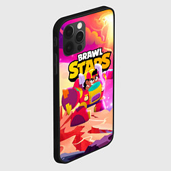 Чехол для iPhone 12 Pro Max Опасная Meg Brawl Stars, цвет: 3D-черный — фото 2