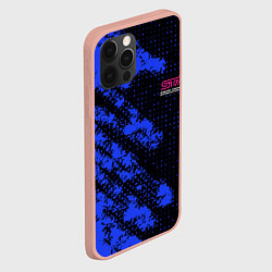 Чехол для iPhone 12 Pro Max SUBARU STI СУБАРИСТ, цвет: 3D-светло-розовый — фото 2