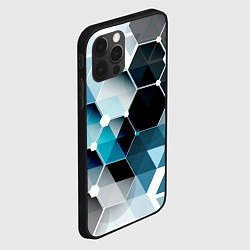 Чехол для iPhone 12 Pro Max Абстракция FLO, цвет: 3D-черный — фото 2