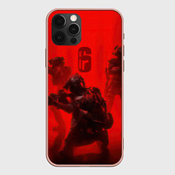 Чехол для iPhone 12 Pro Max RAINBOW SIX SIEGE 6 ОСАДА РАДУГА, цвет: 3D-светло-розовый