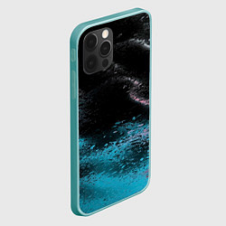 Чехол для iPhone 12 Pro Max Распад красок, цвет: 3D-мятный — фото 2