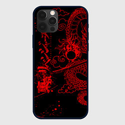 Чехол для iPhone 12 Pro Max ТОКИЙСКИЕ МСТИТЕЛИ КРАСНЫЙ ДРАКОН, цвет: 3D-черный