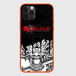 Чехол для iPhone 12 Pro Max TOKYO REVENGERS DRAKENАН, цвет: 3D-красный