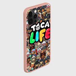 Чехол для iPhone 12 Pro Max Toca Life, цвет: 3D-светло-розовый — фото 2