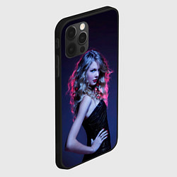 Чехол для iPhone 12 Pro Max Игривая Тейлор, цвет: 3D-черный — фото 2