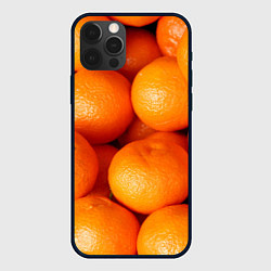 Чехол для iPhone 12 Pro Max Мандаринчик чик, цвет: 3D-черный