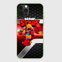 Чехол для iPhone 12 Pro Max Meg Brawl Stars game, цвет: 3D-салатовый