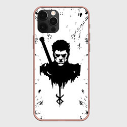 Чехол для iPhone 12 Pro Max Берсерк Berserk, цвет: 3D-светло-розовый