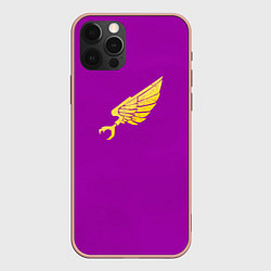 Чехол для iPhone 12 Pro Max Дети Императора до Ереси Хоруса цвет легиона, цвет: 3D-светло-розовый