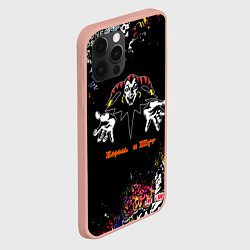 Чехол для iPhone 12 Pro Max Лого рок групп, цвет: 3D-светло-розовый — фото 2