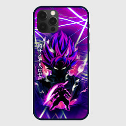 Чехол для iPhone 12 Pro Max Гоку Блек Anime Dragon Ball Super Saiyan, цвет: 3D-черный