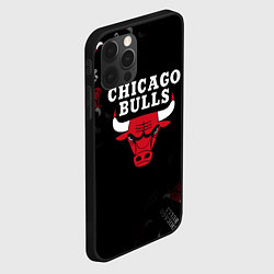 Чехол для iPhone 12 Pro Max ЧИКАГО БУЛЛС БЫКИ CHICAGO BULLS, цвет: 3D-черный — фото 2