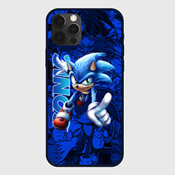 Чехол для iPhone 12 Pro Max SONIC LOGO СОНИК ЛОГО, цвет: 3D-черный