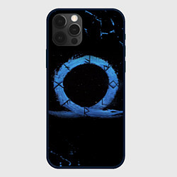 Чехол для iPhone 12 Pro Max GOD OF WAR LOGO ЭМБЛЕМА РАГНАРЁК, цвет: 3D-черный