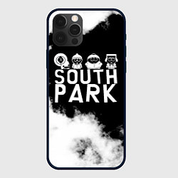 Чехол для iPhone 12 Pro Max Все пацаны на черном фоне Южный Парк, цвет: 3D-черный