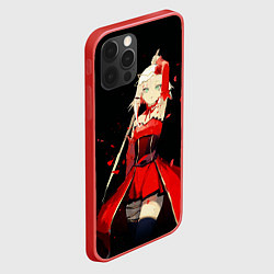 Чехол для iPhone 12 Pro Max Такт опус судьба девушка в красном платье, цвет: 3D-красный — фото 2