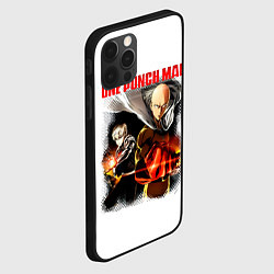 Чехол для iPhone 12 Pro Max Сайтама и Генос One Punch-Man, цвет: 3D-черный — фото 2