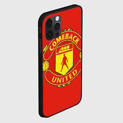 Чехол для iPhone 12 Pro Max Камбек Юнайтед это Манчестер юнайтед, цвет: 3D-черный — фото 2