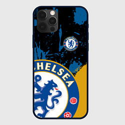 Чехол для iPhone 12 Pro Max ЧЕЛСИ CHELSEA GOLDEN LOGO, цвет: 3D-черный