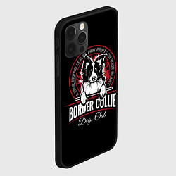 Чехол для iPhone 12 Pro Max Бордер-Колли Border Collie, цвет: 3D-черный — фото 2