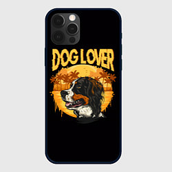 Чехол для iPhone 12 Pro Max Любитель Собак Dog Lover, цвет: 3D-черный