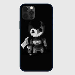 Чехол для iPhone 12 Pro Max BENDY - БЕНДИ РОБОТ, цвет: 3D-черный