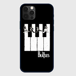 Чехол для iPhone 12 Pro Max THE BEATLES ЗНАМЕНИТАЯ КАРТИНКА, цвет: 3D-черный