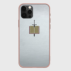 Чехол для iPhone 12 Pro Max Серые Рыцари цвет ордена, цвет: 3D-светло-розовый