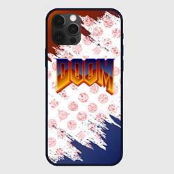 Чехол для iPhone 12 Pro Max RUNES DOOM LOGO, цвет: 3D-черный