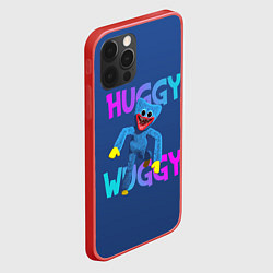 Чехол для iPhone 12 Pro Max Huggy Wuggy: Зубастый монстр, цвет: 3D-красный — фото 2