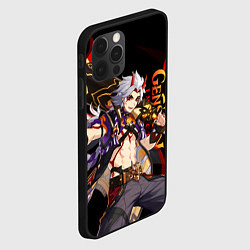 Чехол для iPhone 12 Pro Max GENSHIN IMPACT ИТТО АРАТАКИ, цвет: 3D-черный — фото 2