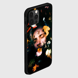 Чехол для iPhone 12 Pro Max Рома в цветах, цвет: 3D-черный — фото 2