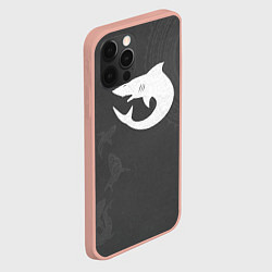 Чехол для iPhone 12 Pro Max Кархародоны цвет ордена, цвет: 3D-светло-розовый — фото 2