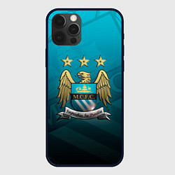 Чехол для iPhone 12 Pro Max Manchester City Teal Themme, цвет: 3D-черный