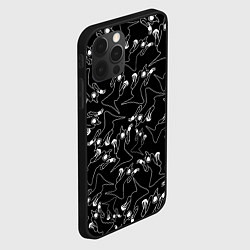 Чехол для iPhone 12 Pro Max KIZARU HAUNTED FAMILY ПАТТЕРН, цвет: 3D-черный — фото 2