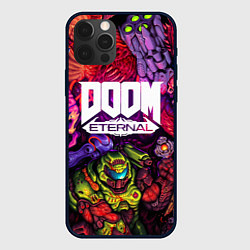 Чехол для iPhone 12 Pro Max DOOM ETERNAL ПАЛАЧ РОКА DOOM SLAYER, цвет: 3D-черный