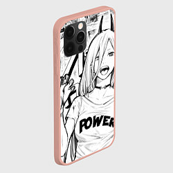 Чехол для iPhone 12 Pro Max Power - Chainsaw-Man, цвет: 3D-светло-розовый — фото 2