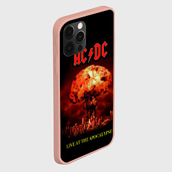 Чехол для iPhone 12 Pro Max Live at the Apocalypse - ACDC, цвет: 3D-светло-розовый — фото 2