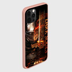 Чехол для iPhone 12 Pro Max Dark Souls - The Ashen One, цвет: 3D-светло-розовый — фото 2