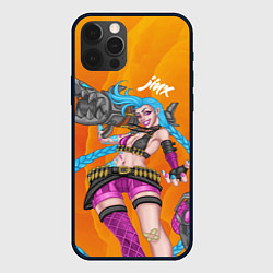 Чехол для iPhone 12 Pro Max Реактивная Jinx, цвет: 3D-черный