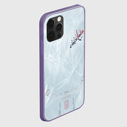 Чехол для iPhone 12 Pro Max Washington Capitals Ovi8 Grey Ice theme, цвет: 3D-серый — фото 2