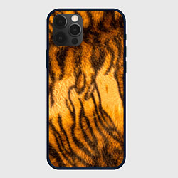 Чехол для iPhone 12 Pro Max Шкура тигра 2022, цвет: 3D-черный
