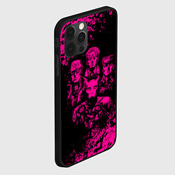 Чехол для iPhone 12 Pro Max JOJO BIZARRE ADVENTURE ПЕРСОНАЖИ, цвет: 3D-черный — фото 2