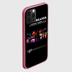 Чехол для iPhone 12 Pro Max Metallica S и M, цвет: 3D-малиновый — фото 2