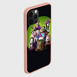 Чехол для iPhone 12 Pro Max Семейка Аддамс - Горящий Тур, цвет: 3D-светло-розовый — фото 2