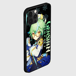 Чехол для iPhone 12 Pro Max Genshin Impact - Sucrose, цвет: 3D-черный — фото 2