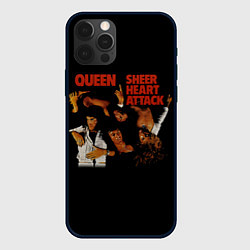 Чехол для iPhone 12 Pro Max Sheer Heart Attack - Queen, цвет: 3D-черный