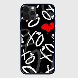 Чехол для iPhone 12 Pro Max The Weeknd - XO, цвет: 3D-черный