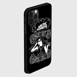 Чехол для iPhone 12 Pro Max Arctic monkeys Art, цвет: 3D-черный — фото 2